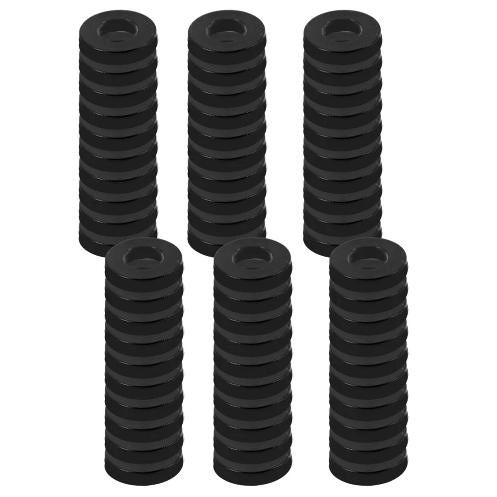60-Pack Plastic Hinge Washer Rings for Interior Doors 0.5 & 1.2mm Door Hinge Washers Babs