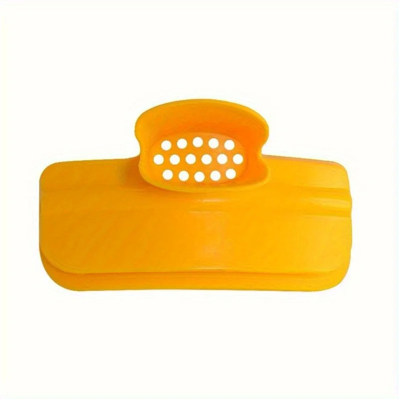 Anti-Spill Silicone Soup Pour Funnel | Easy Kitchen Pouring Kitchen Pour Funnel Babs Yellow