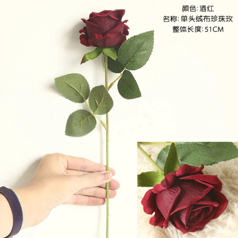 Silk Rose Artificial Flowers – Wedding, Home & Party Decor Artificial Silk Flowers Babs 11 1pc