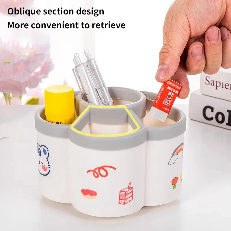 360° Rotating Pen Holder | Large Capacity Desktop Organizer Rotating Pen Holder Babs