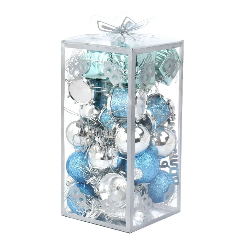 32-Piece Christmas Ball Ornaments Set – Xmas Tree Pendants Christmas Tree Ornaments Babs