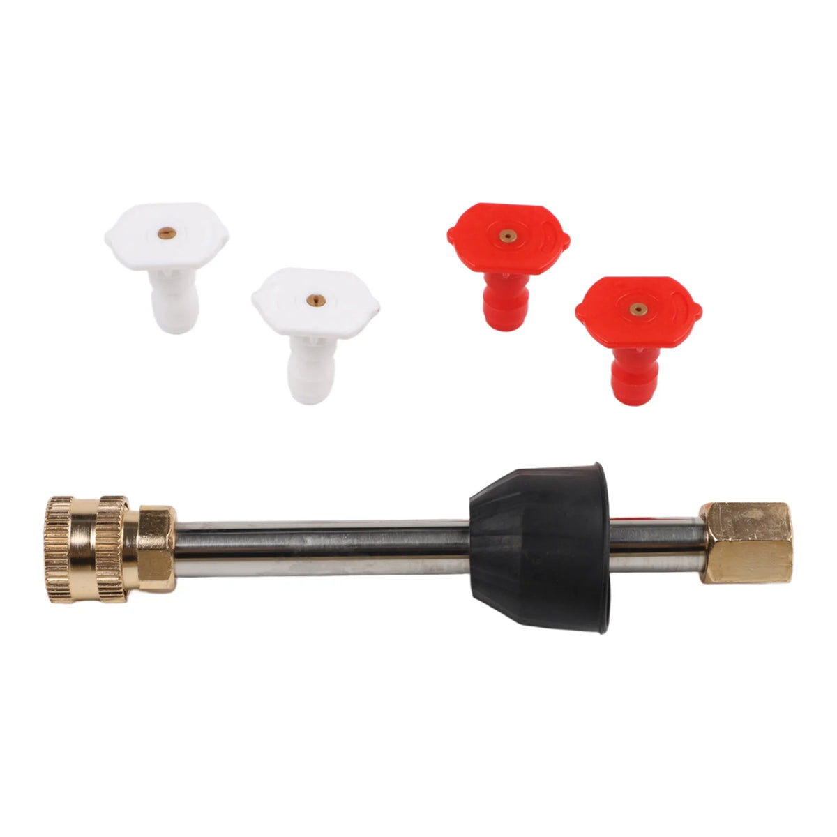 Pressure Washer Spray Lance & 4 Nozzles – Quick Connect Wand Pressure Washer Lance Babs