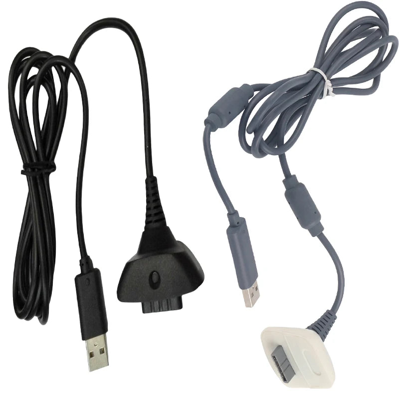 USB Charging Cable for Xbox 360 Wireless Controller + LED Indicator Controller Charging Cable Babs