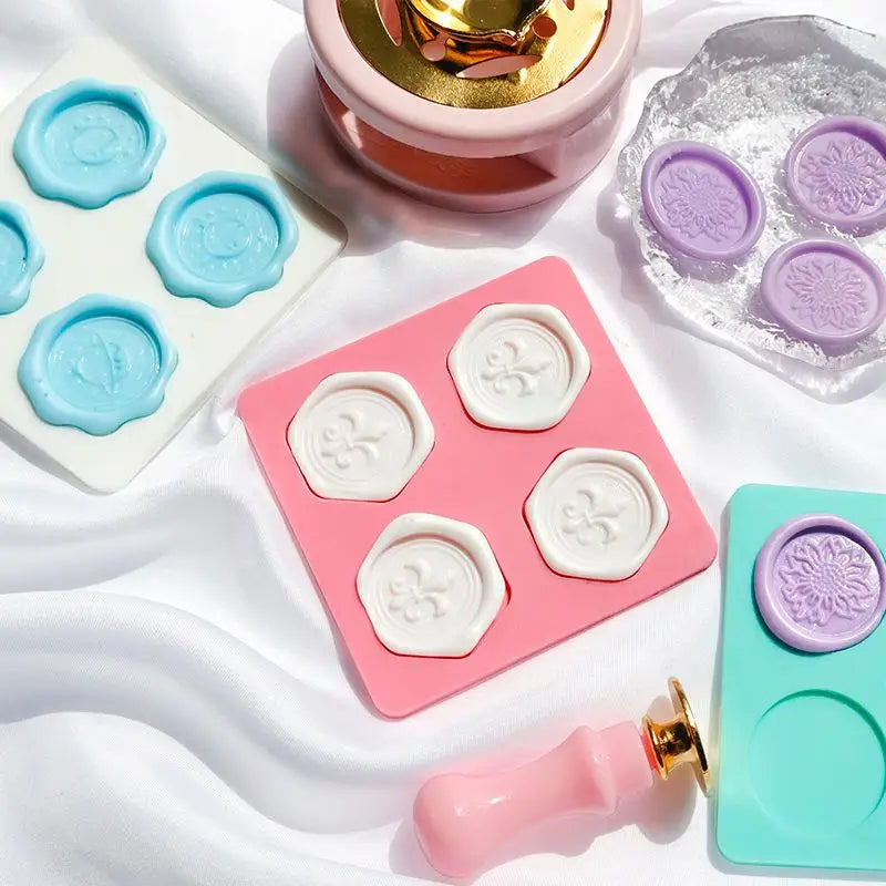 Wax Seal Stamp Silicone Mold Pad | 25mm DIY Craft Tool Wax Seal Mold Pad Babs