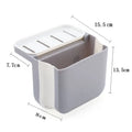 Kitchen Sink Retractable Drain Basket & Hanging Storage Rack Sink Drain Basket Babs GRAY