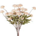Silk Artificial Chrysanthemum Bouquet | Autumn Floral Decor Artificial Flower Bouquet Babs beige 2 pcs