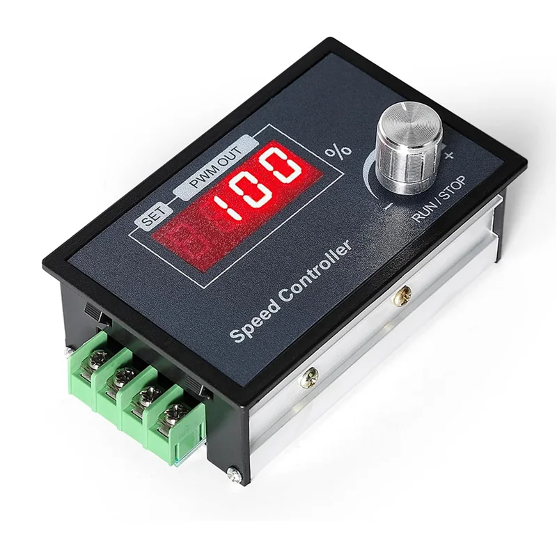 10-Pack PWM DC Motor Speed Controller 6-60V 30A with LED Display Motor Speed Controller Babs