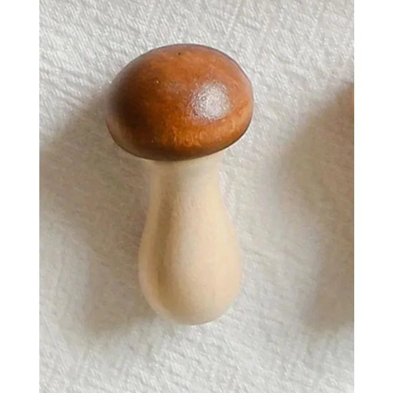 Wooden Mushroom Chopstick Holder & Utensil Rest | Table Decor Chopstick Rest Babs Brown