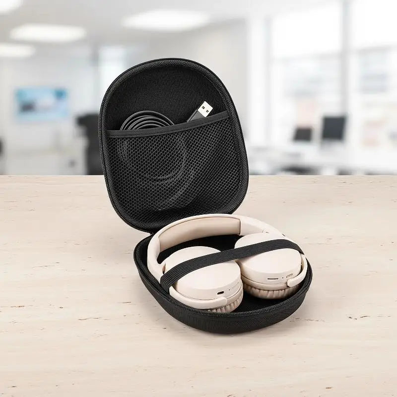 Portable Hard Headphone Case – Shockproof EVA Carrying Bag Headphone Carrying Case Babs