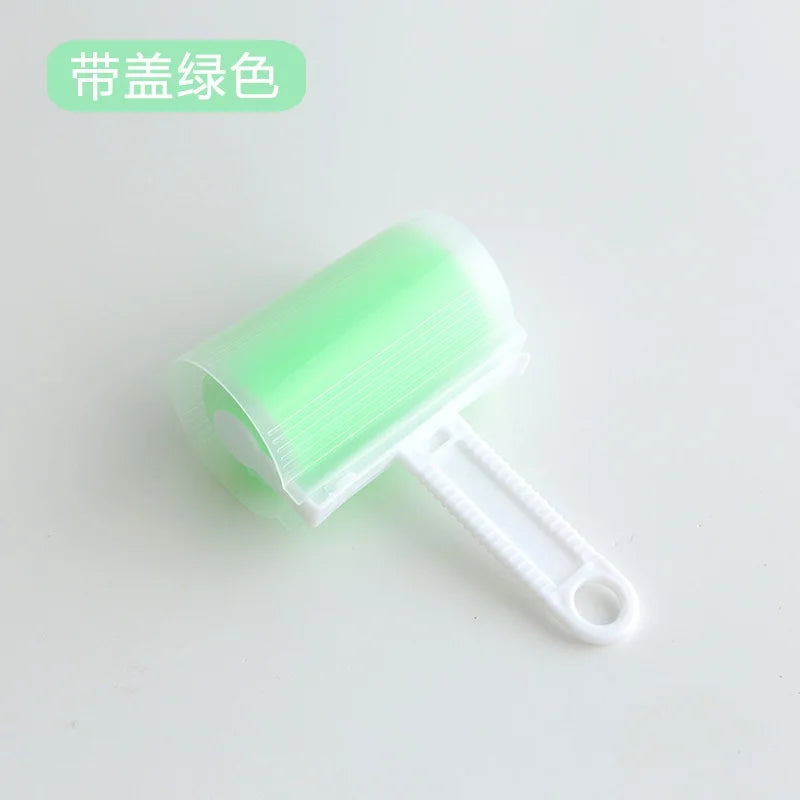 Reusable Lint Roller Brush – Pet Hair & Fluff Remover Lint Roller Brush Babs green