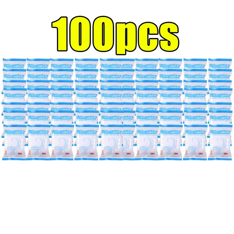 Disposable Toilet Seat Covers – Waterproof, Travel-Ready Multi-Pack Disposable Seat Cover Babs 100pcs