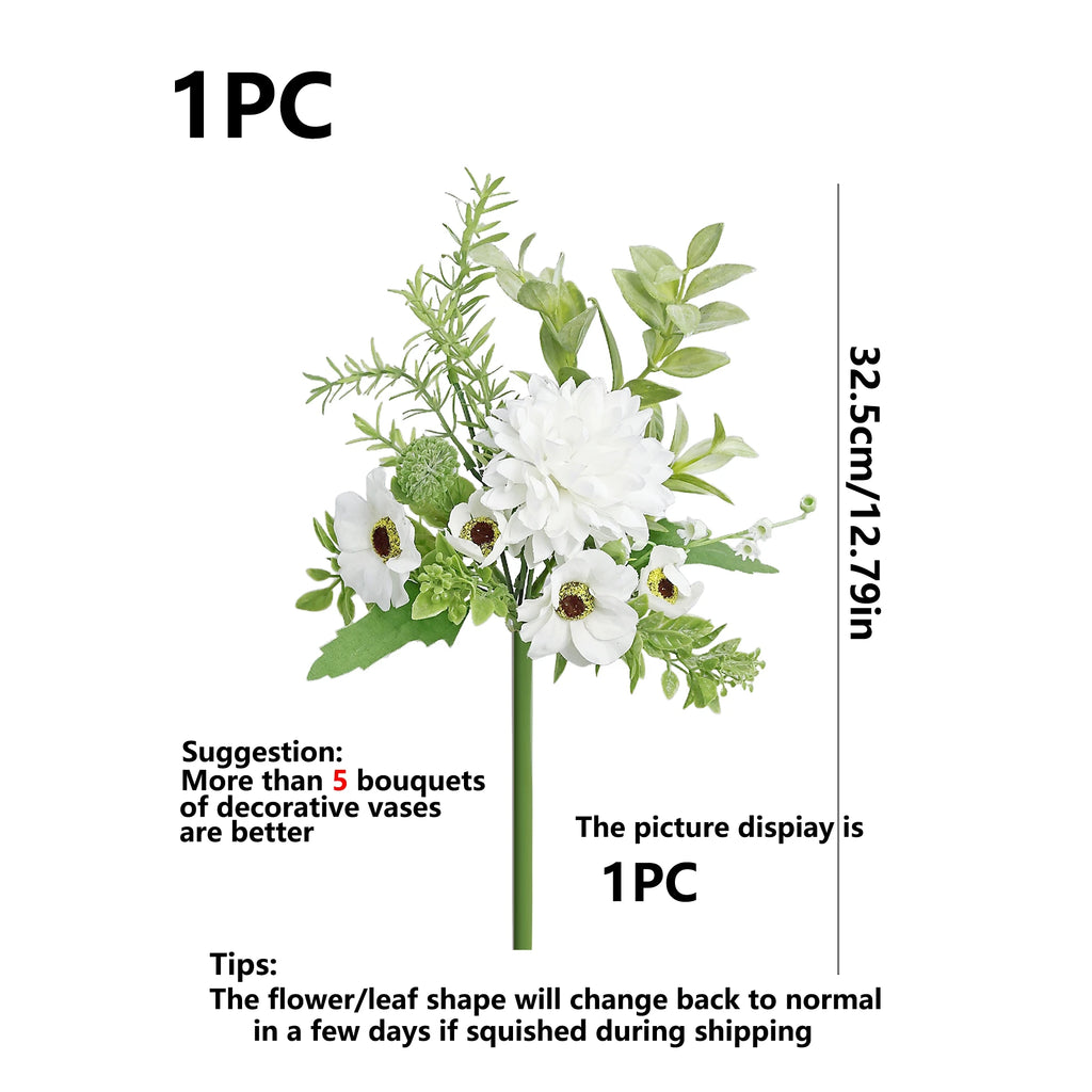 Artificial Silk Poppy Flowers – Wedding & Home Decor Bouquet Artificial Silk Flowers Babs