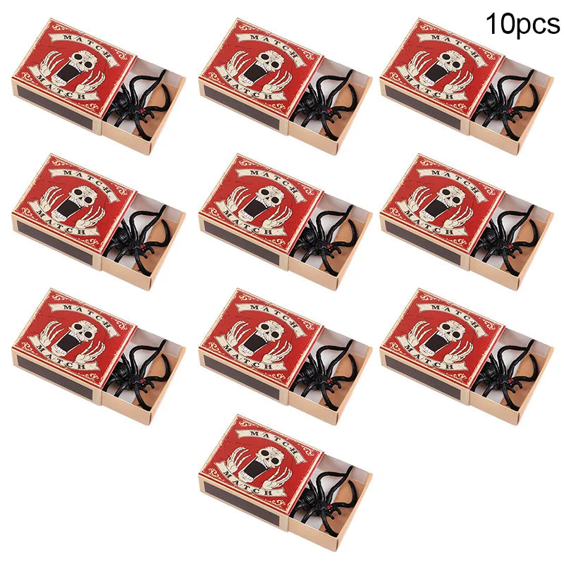Spider Prank Surprise Box – Fake Spider Toy 5/10 Pcs Prank Gag Toy Babs 10Pcs