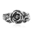 Retro Rose Flower Adjustable Opening Ring for Women Fashion Ring Babs 1pc resizable