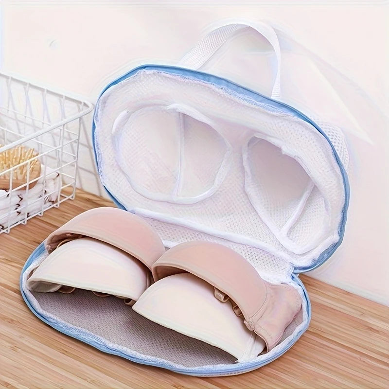 2PCS 3D Bra Laundry Bags – Anti-Deformation Mesh Zipper Mesh Laundry Bag Babs