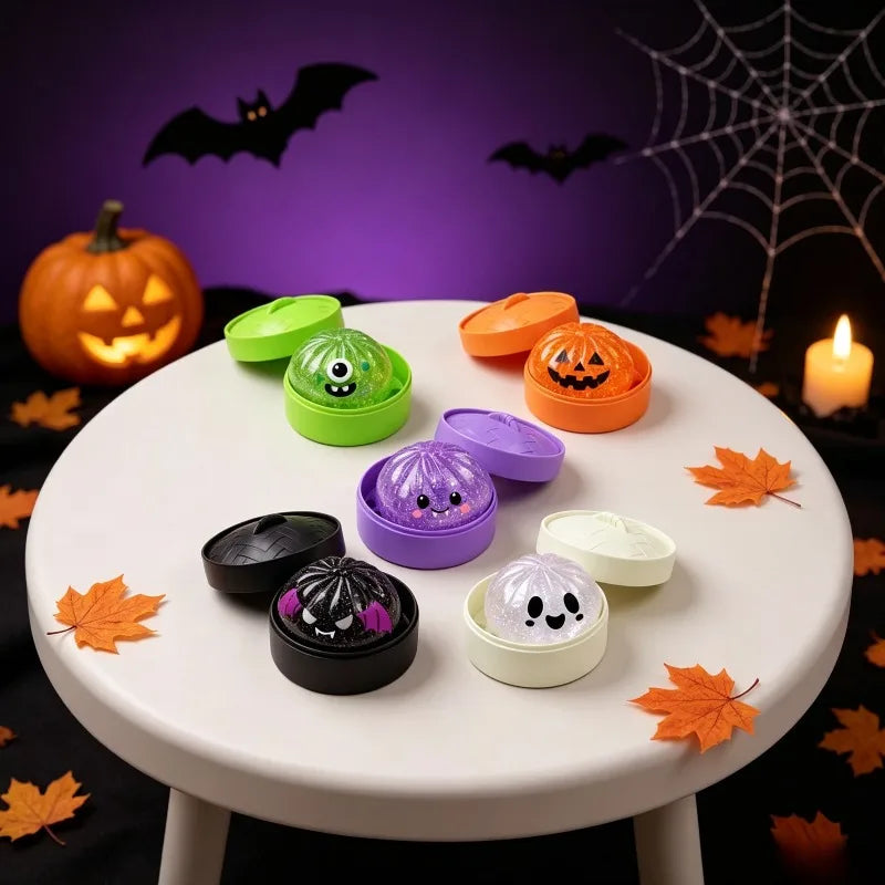 Halloween Steamed Bun Squishy Slow Rebound Fidget Toy Gift Squishy Fidget Toy Babs