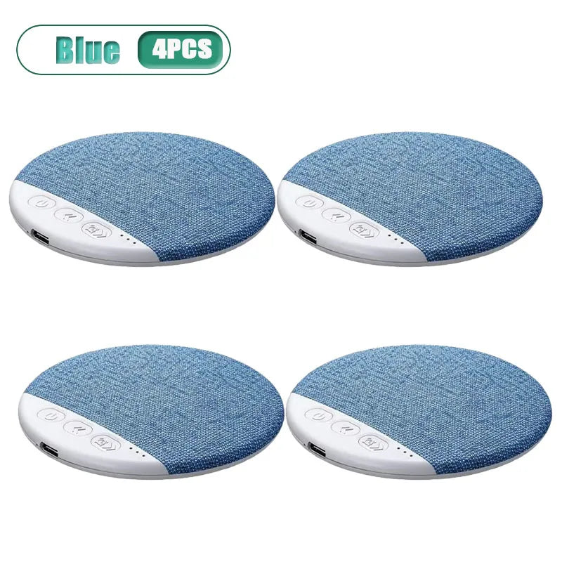 Under Pillow Bluetooth Sleep Speaker – Bone Conduction, 1-4 Pack Pillow Sleep Speaker Babs Blue-4PCS 1.25"