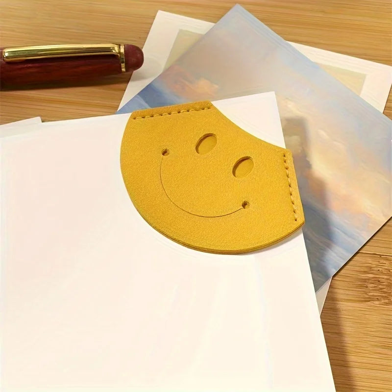 2pcs PU Leather Corner Bookmarks – Cute Handmade Book Accessories Leather Bookmarks Babs