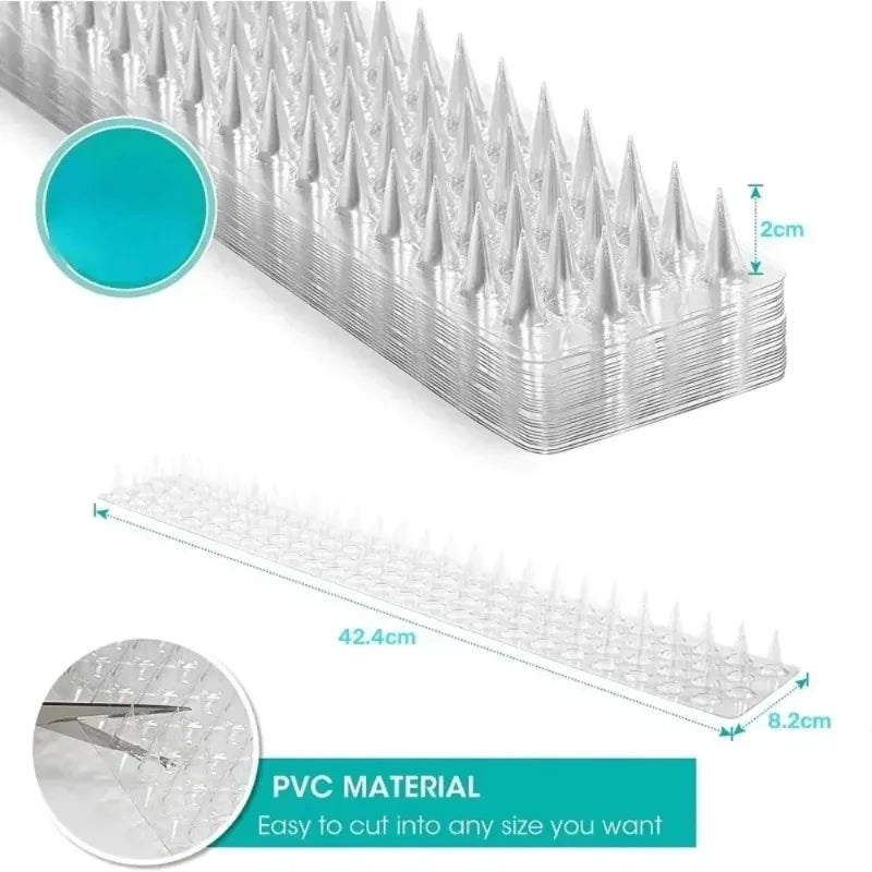 12CM Wide Bird Repeller Spikes – Pigeon & Cat Deterrent Bird Deterrent Spikes Babs