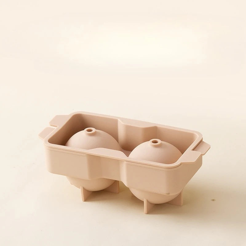 Silicone Ice Ball Mold – Large Round Whiskey Ice Sphere Tray Ice Ball Mold Babs