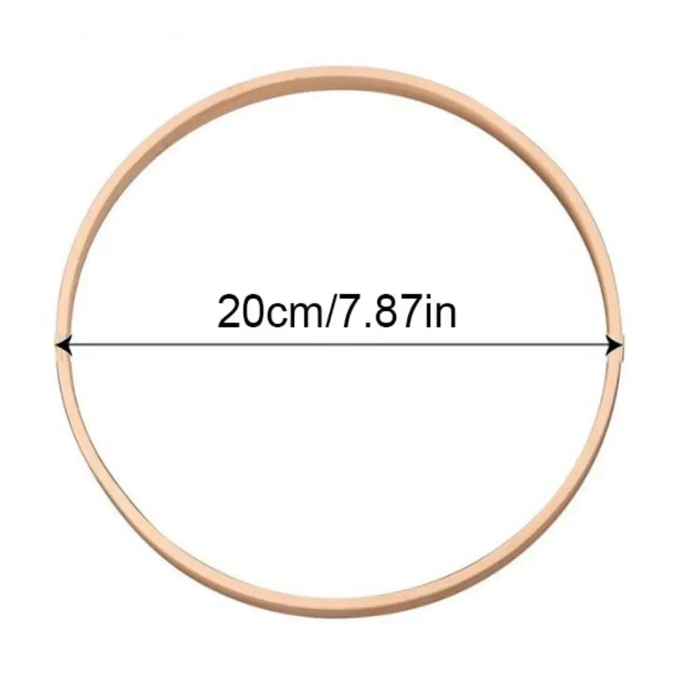 Bamboo Hoop Ring 10–30cm | Wreath & Craft Frame Bamboo Craft Hoop Babs 20CM