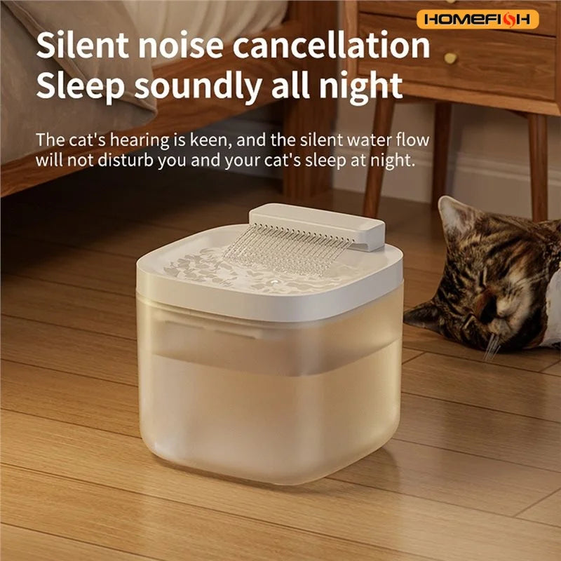 Automatic Silent Pet Water Fountain – Large Capacity Filter Pet Water Fountain Babs
