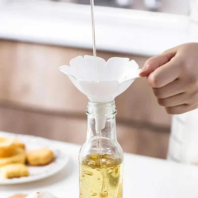 Cherry Blossom Kitchen Funnels | Liquid & Powder Set of 2 Kitchen Funnel Set Babs