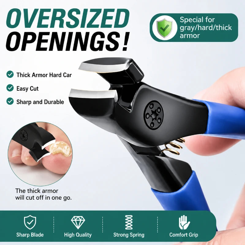 Ergonomic Toenail Clipper – Waterproof Stainless Steel Nail Cutter Toenail Clipper Babs
