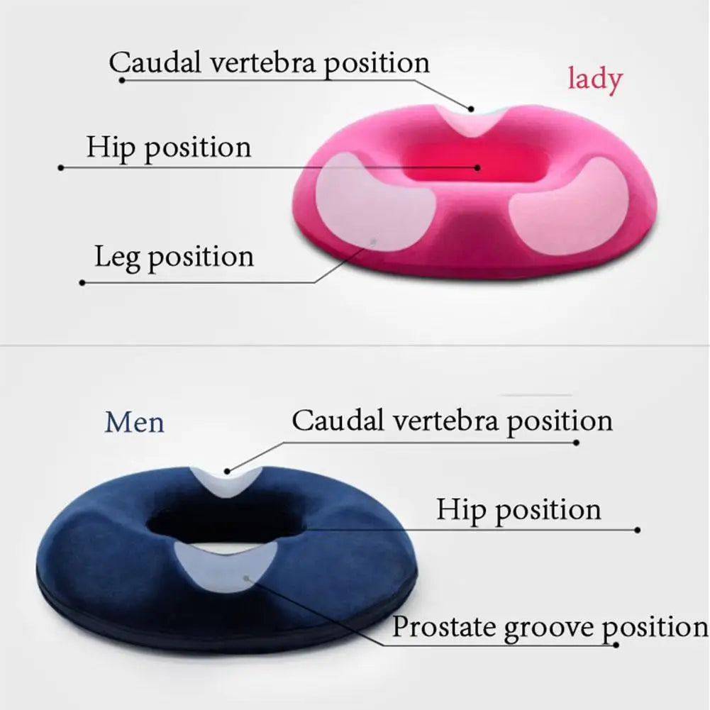 Donut Seat Cushion – Memory Foam Coccyx & Tailbone Support Memory Foam Seat Cushion Babs