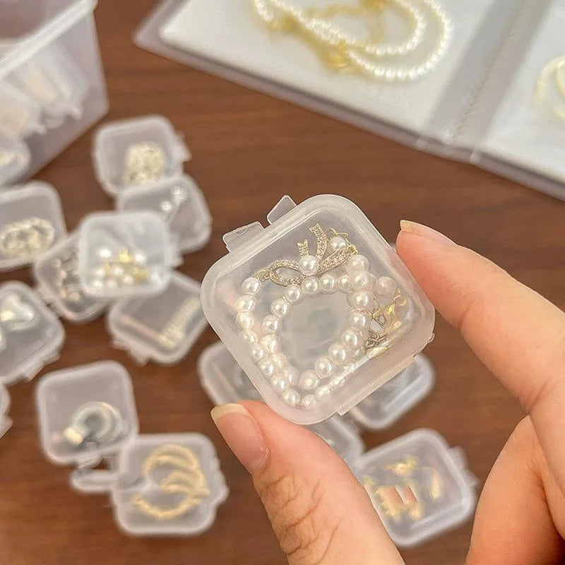 30Pcs Mini Clear Plastic Storage Boxes with Lids | Organizer Mini Storage Boxes Babs