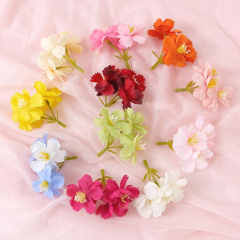 10/20Pcs 7cm Silk Artificial Rose Flower Heads – Wedding & Home Décor Artificial Flower Heads Babs