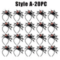 Halloween Spider Web Headband – Costume Hair Hoop Accessory Costume Headband Babs Style A-20PC