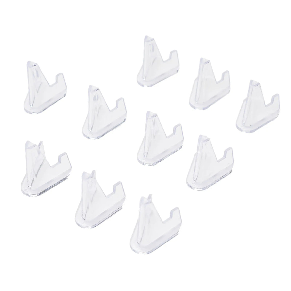 10pcs Acrylic Coin Display Stand Easel Holder – Clear Mini Rack Coin Display Stand Babs