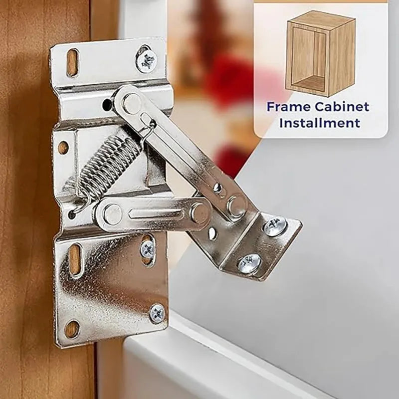2PCS Self-Close 45° Flip-Down Cabinet Spring Hinges Cabinet Spring Hinges Babs