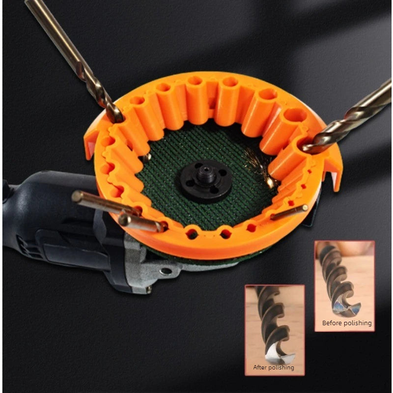 Drill Bit Sharpener for Angle Grinder – 2–13mm, 20 Holes Drill Bit Sharpener Babs