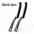 Hard Bristle Crevice Brush – Grout, Tile, Kitchen & Bath Crevice Cleaning Brush Babs Black 2pcs