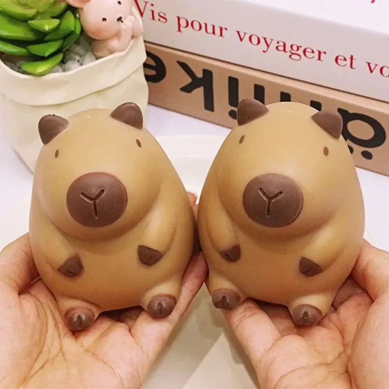 Kawaii Capybara Slow Rebound Squeeze Toy – Cute Squishy Gift Squishy Squeeze Toy Babs 2PCS