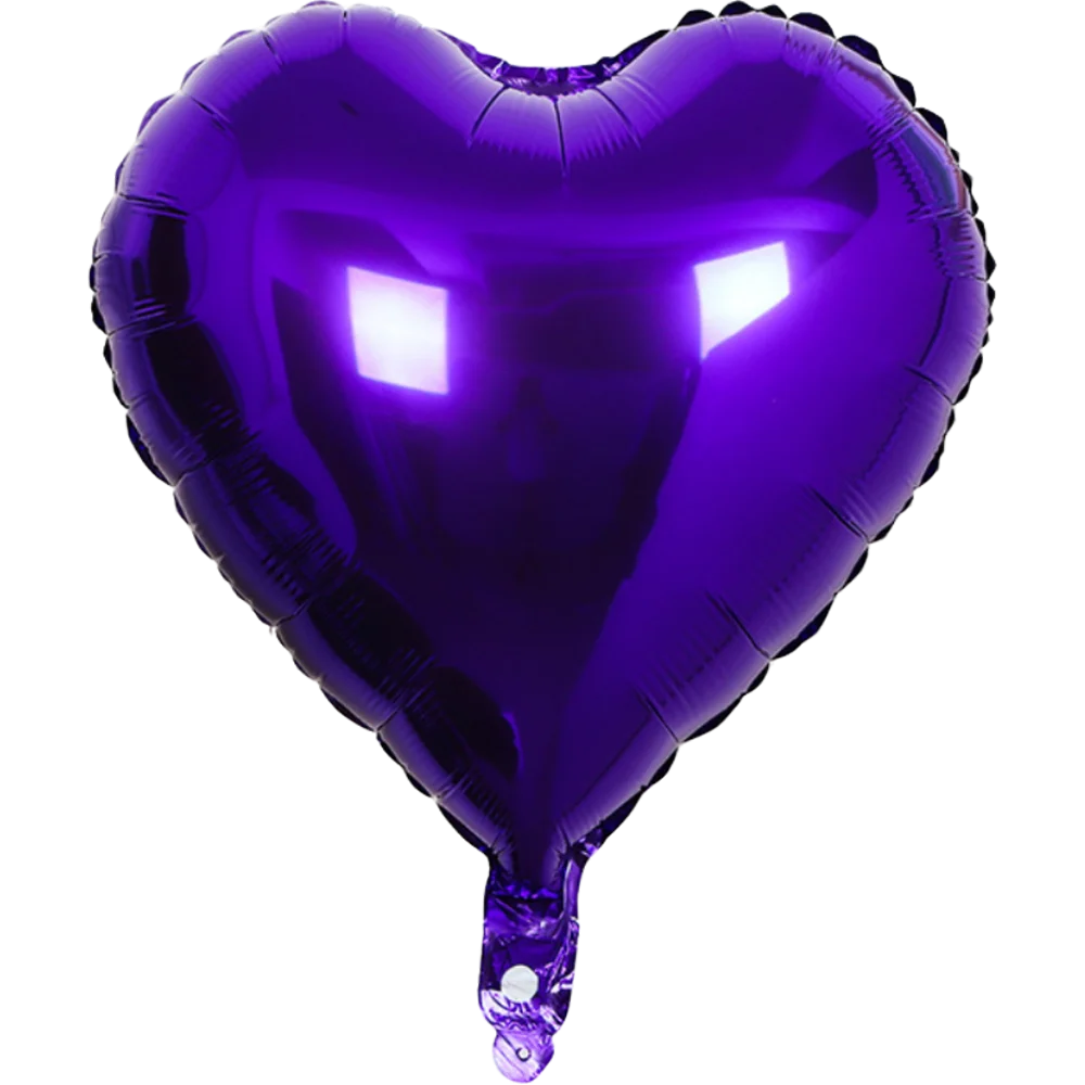 18" Star & Heart Foil Balloons for Parties & Weddings (5–50 pcs) Party Foil Balloons Babs A13 40Pcs