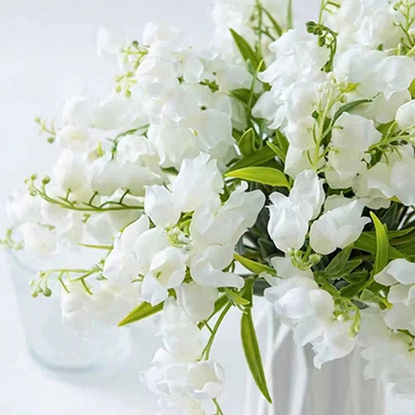 Artificial Canterbury Bell Flowers 5/10 Pcs – Wedding & Home Decor Artificial Flowers Babs