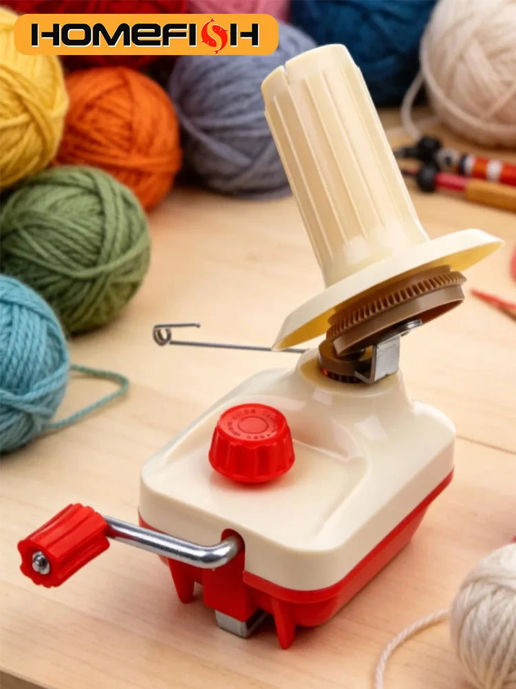 Manual Yarn Ball Winder – Clamp-On Wool Winding Machine Yarn Ball Winder Babs