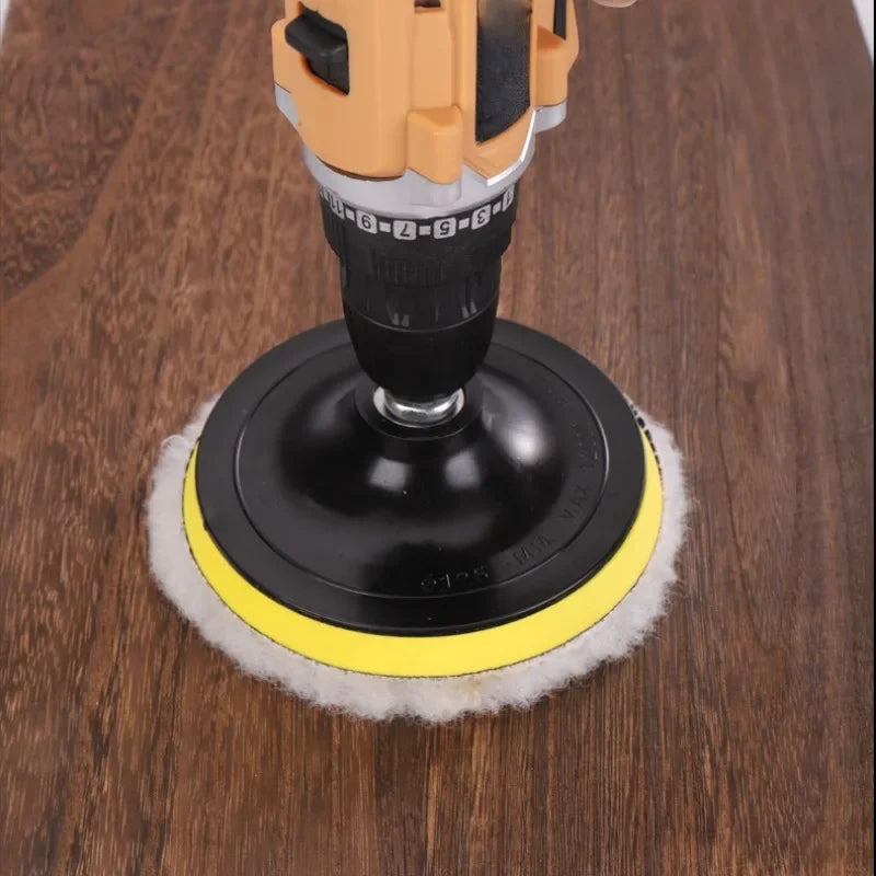 6pc Car Polishing Foam Pad Kit with Drill Adapter – 4" Sponge Car Polishing Pad Kit Babs