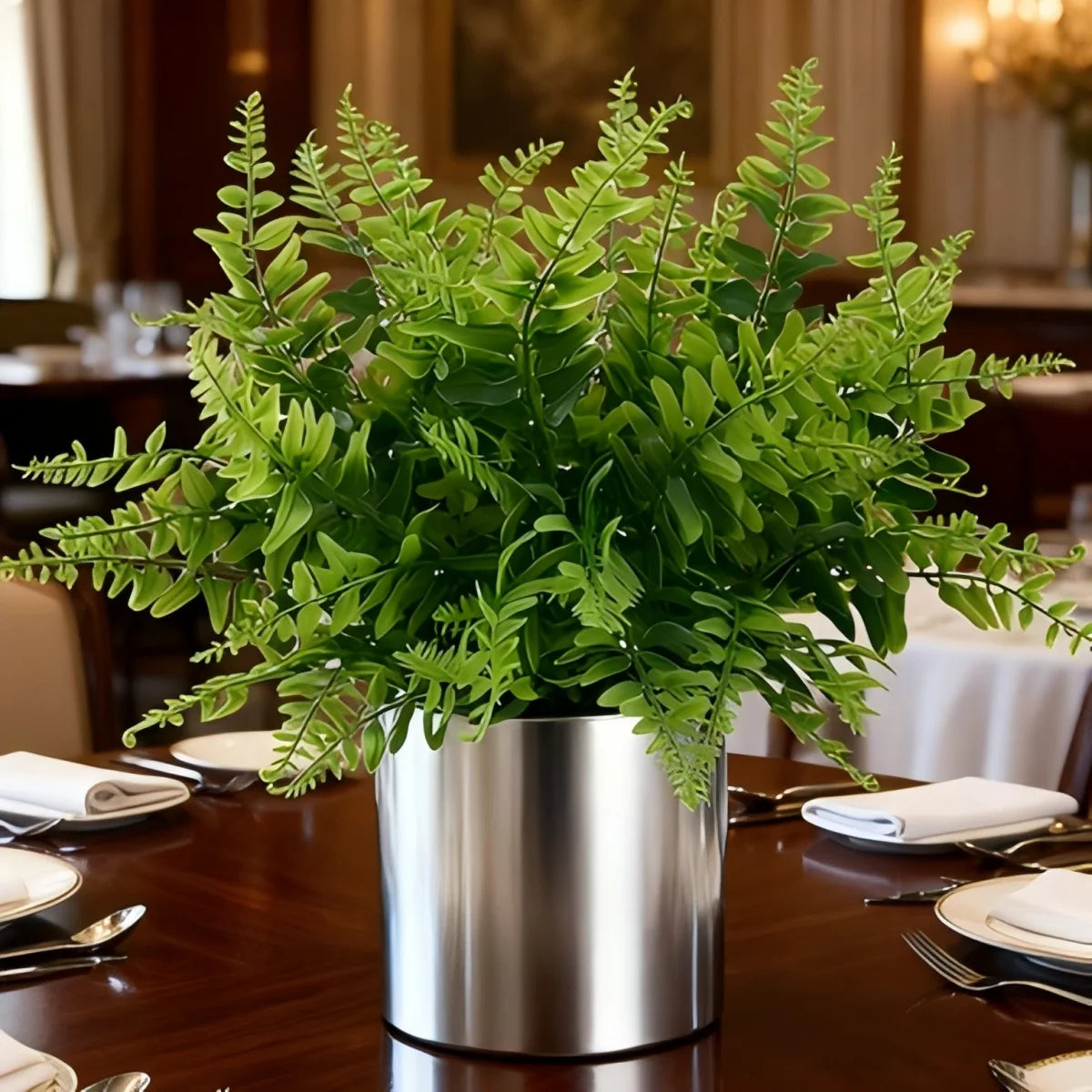 10Pcs Artificial Persian Fern Leaves – Wedding & Home Decor Artificial Fern Leaves Babs