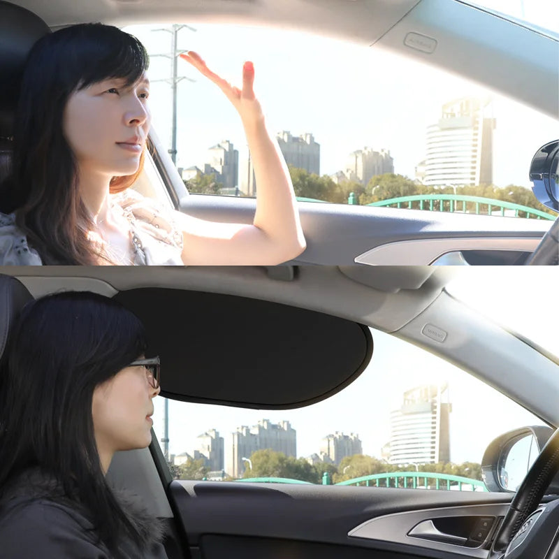 Car Side Window Sunshade – Electrostatic Cling, Heat Block Car Window Sunshade Babs