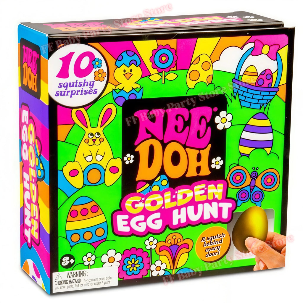 Needoh Golden Egg Blind Box Squishy Toy – Easter Kids Gift Squishy Fidget Toy Babs A as shown