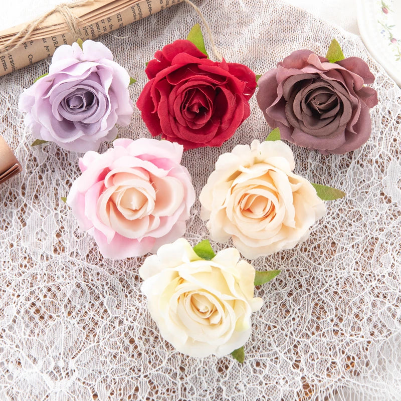 Silk Rose Artificial Flowers 10/20pcs – Wedding & Home Décor Artificial Silk Flowers Babs