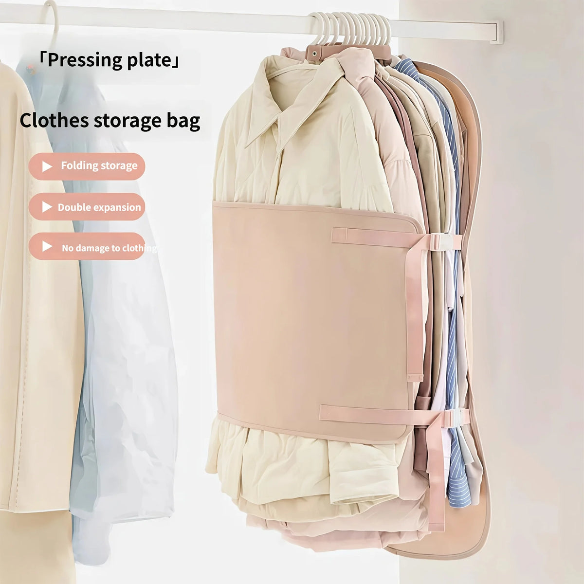 Foldable Clothing Compression Storage Bag & Wardrobe Organizer Clothing Storage Bag Babs