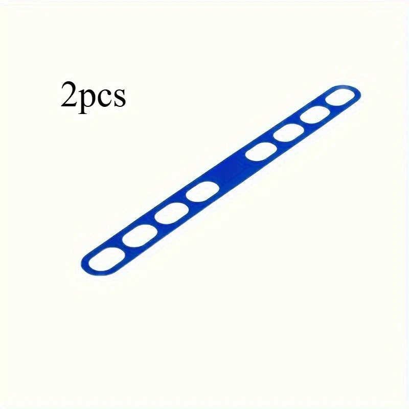 Adjustable Elastic Silicone Lid Strap – Universal Leak-Proof Fix Silicone Lid Strap Babs Blue