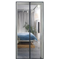 Magnetic Screen Door Curtain – Fiberglass Anti-Mosquito Mesh Magnetic Screen Curtain Babs Black fiberglass 90x205cm