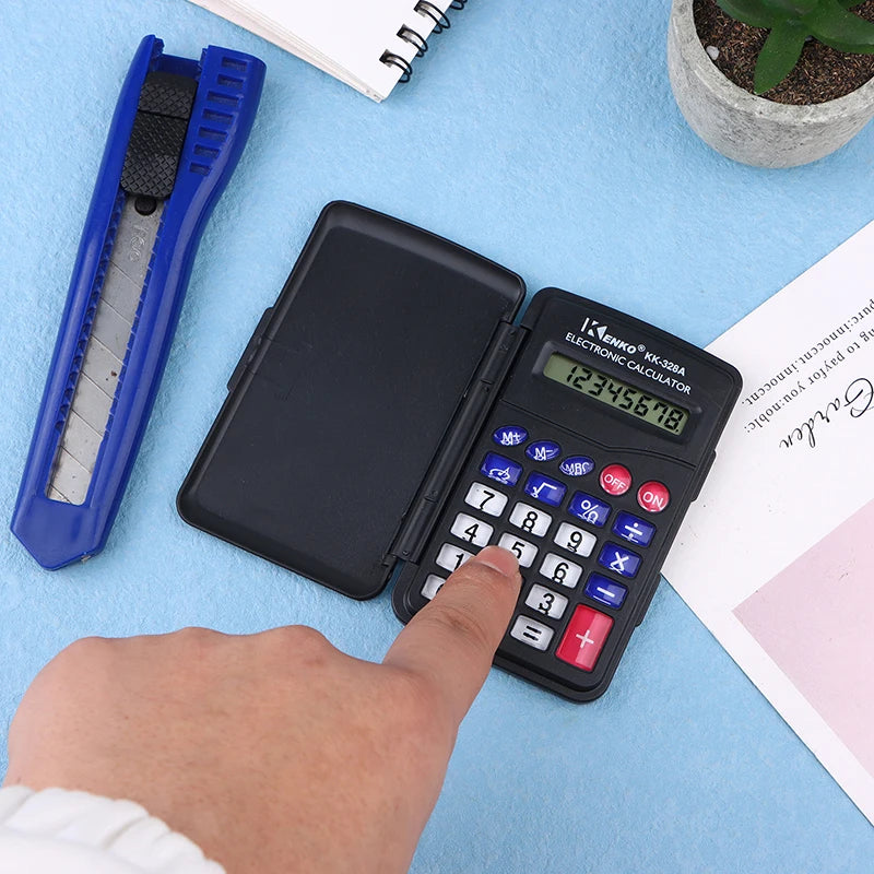 HUXUAN 8-Digit Pocket Mini Calculator – Compact & Portable Pocket Calculator Babs