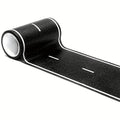 Reusable Cartoon Road Stickers – Black Race Track Party Tape Party Road Stickers Babs 1Roll